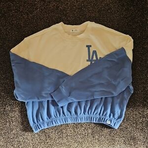 '47 Blue and White LA Dodgers Sweatshirt